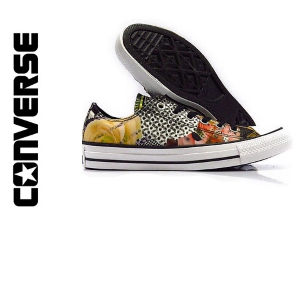 Converse Digital Floral Shoes